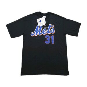 Vintage Mike Piazza T Shirt New Mens Large #31 New York‎ Mets Majestic